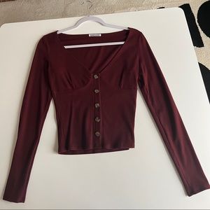 Reformation long sleeve top